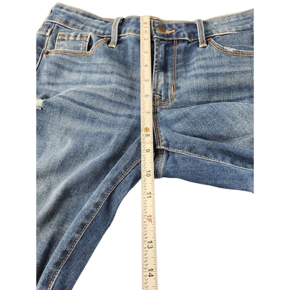 Old Navy Mid-Rise Pop Icon Skinny  Mid-Wash Women’s  Jeans Distressed Size‎ 4 - Picture 5 of 8